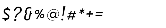 Amonos display Regular Italic Font OTHER CHARS