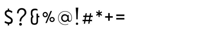 Amonos display Regular Font OTHER CHARS