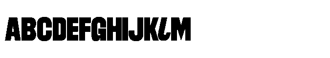 Amontic Display Font UPPERCASE
