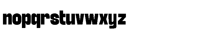 Amontic Display Font LOWERCASE