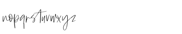 Amora Font LOWERCASE
