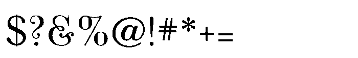 Amoral Font OTHER CHARS