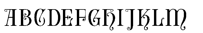 Amoral Font UPPERCASE