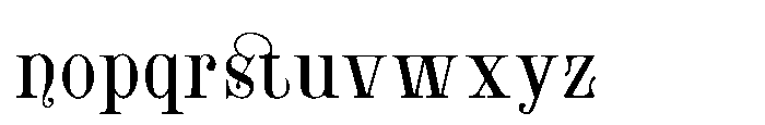 Amoral Font LOWERCASE