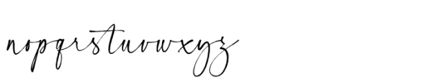 Amore Signature Rough Font LOWERCASE