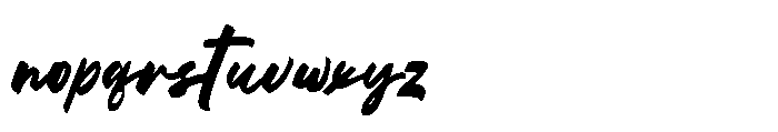 Amorfati Font LOWERCASE