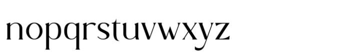 Amorfatia Font LOWERCASE