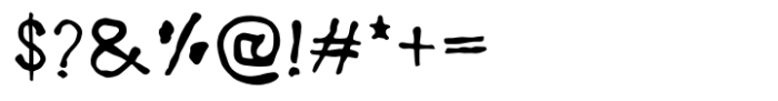 Amorphic Font OTHER CHARS