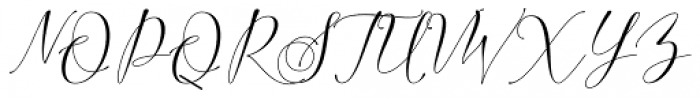 Amorra Script Regular Font UPPERCASE