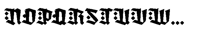 Amortem Diamond Font UPPERCASE