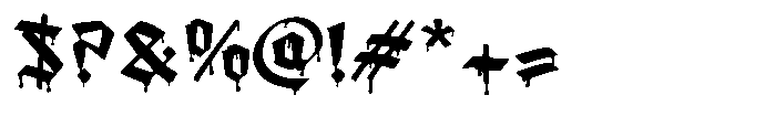 Amortem Drip Diamond Font OTHER CHARS