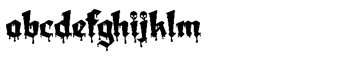 Amortem Drip Skull FONT