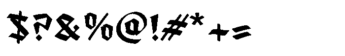 Amortem Regular Font OTHER CHARS