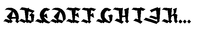 Amortem Regular Font UPPERCASE