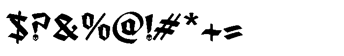 Amortem Skull Font OTHER CHARS