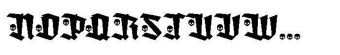 Amortem Skull Font UPPERCASE