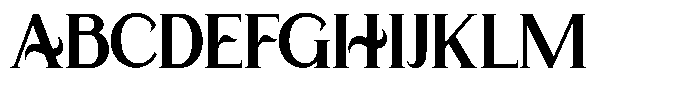 Amorthe Black Font UPPERCASE
