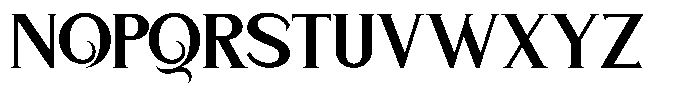 Amorthe Black Font UPPERCASE