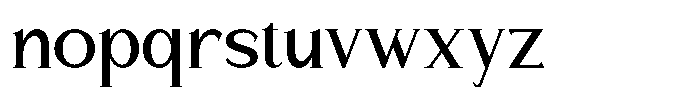Amorthe Bold Font LOWERCASE