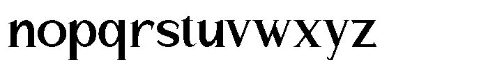 Amorthe Extra Bold Font LOWERCASE