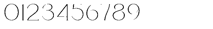 Amorthe Extra Light Font OTHER CHARS