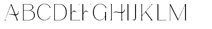 Amorthe Extra Light Font UPPERCASE