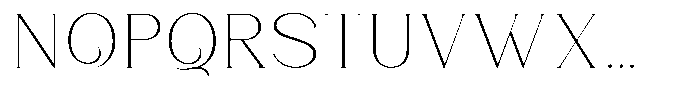 Amorthe Extra Light Font UPPERCASE