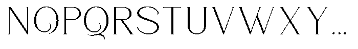 Amorthe Light Font UPPERCASE