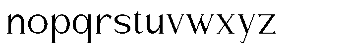 Amorthe Medium Font LOWERCASE