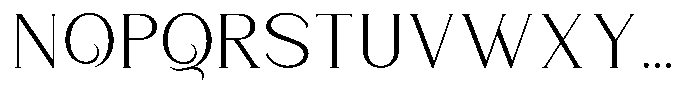 Amorthe Regular Font UPPERCASE