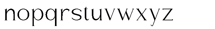 Amorthe Regular Font LOWERCASE