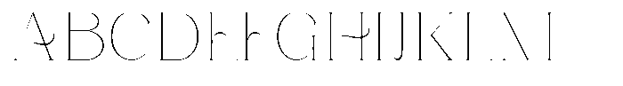 Amorthe Thin Font UPPERCASE