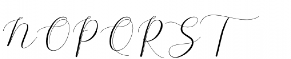 Amory Regular Font UPPERCASE