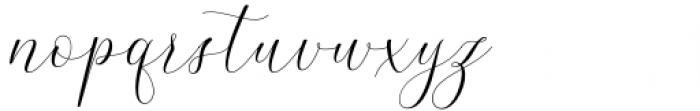 Amory Regular Font LOWERCASE