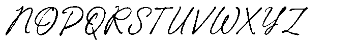 Amotery Deluna Script Font UPPERCASE