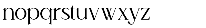 Amoun Modern Serif Font LOWERCASE