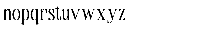 Amoura Camorin Font LOWERCASE
