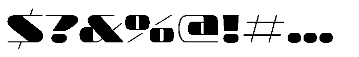 Amperage Variable Regular Font OTHER CHARS