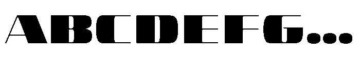 Amperage Variable Regular Font UPPERCASE
