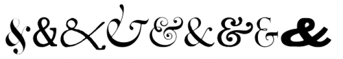 Ampersands Two Font UPPERCASE