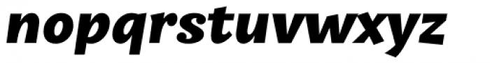 Amphibia Extra Bold Italic Font LOWERCASE