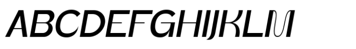 Ampista Oblique Font UPPERCASE