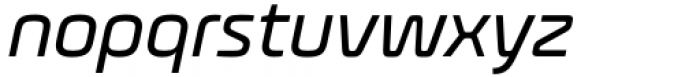 AmpleNu Medium Italic Font LOWERCASE