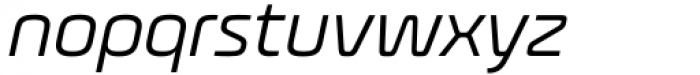 AmpleNu Regular Italic Font LOWERCASE
