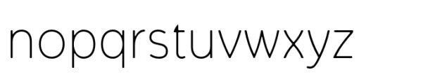 Amras Extra Light Font LOWERCASE