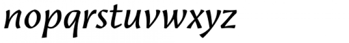 Amrys Italic Font LOWERCASE