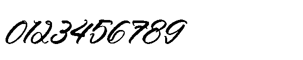 Amsefik Broky Italic Font OTHER CHARS