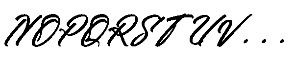 Amsefik Broky Italic Font UPPERCASE