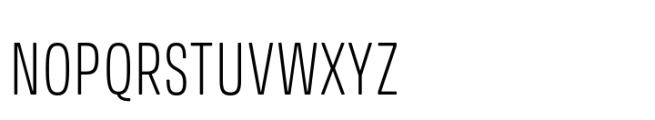Amsi Grotesk Condensed Light Font UPPERCASE
