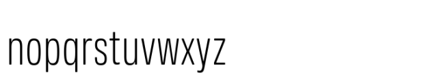 Amsi Grotesk Condensed Light Font LOWERCASE